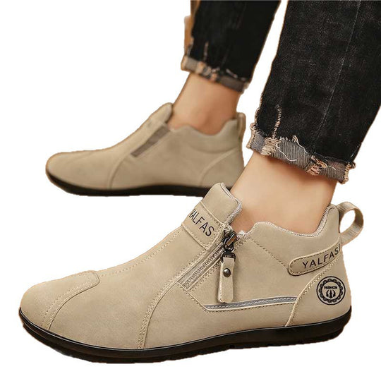 Herren Kurzschaft-Sneaker mit seitlichem Reißverschluss und gepolsterter Komfortsohle Shop Nory