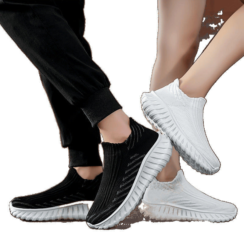 Damen Strick-Sneaker mit atmungsaktivem Obermaterial und rutschfester Sohle Shopnory