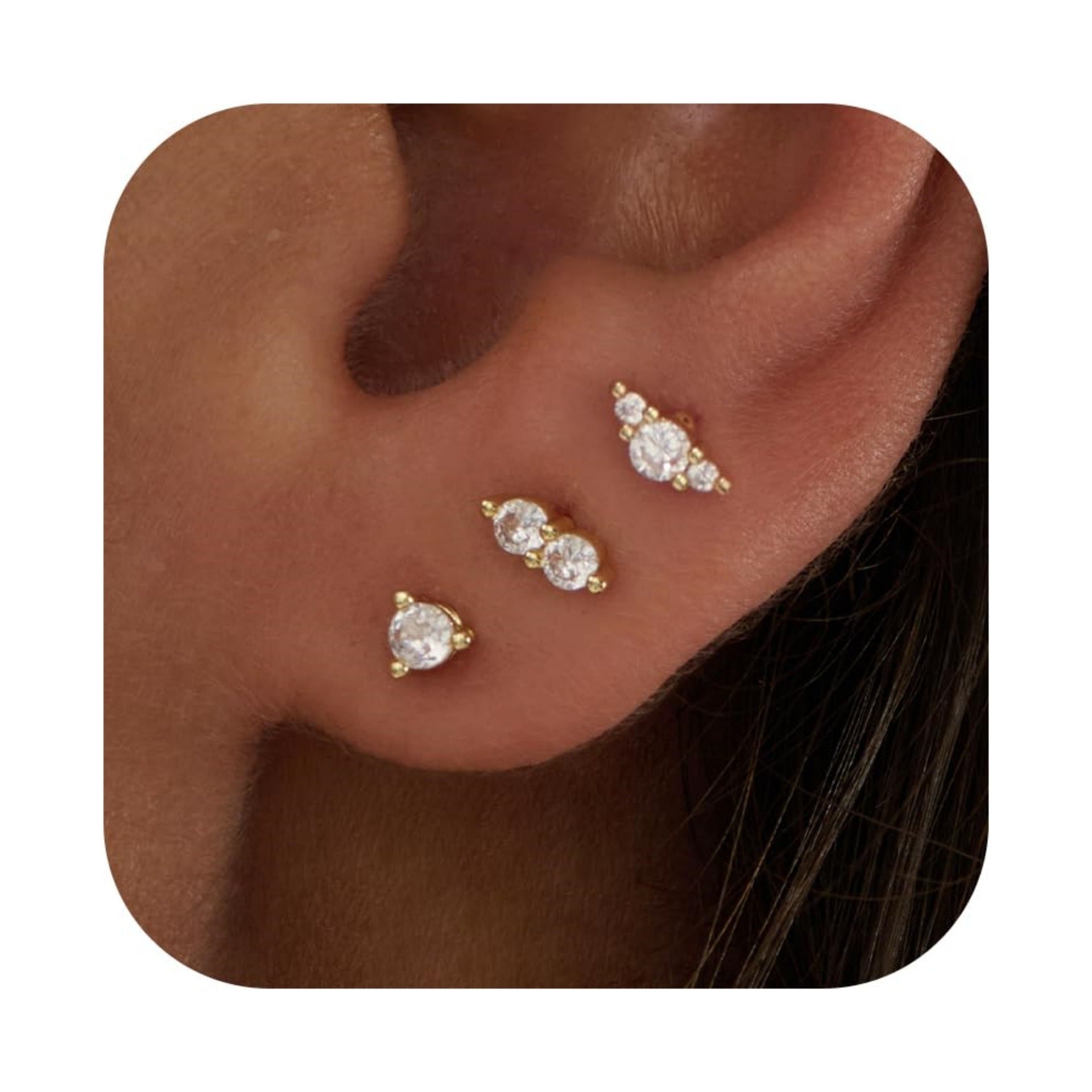 Damen Ohrringe im floralen Design mit feinen Details Shop Nory