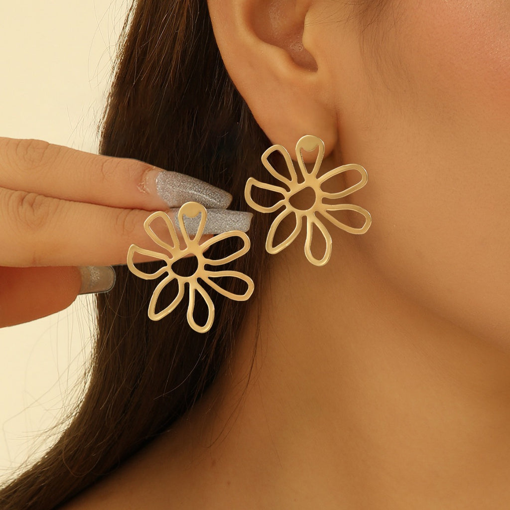 Damen Ohrringe im exklusiven Sonnenblumen-Stil Shop Nory