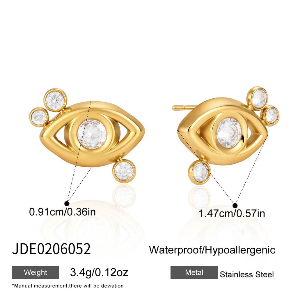 Damen Ohrhänger mit herzförmigem Kristallanhänger und eleganter Edelstahlverarbeitung Shop Nory
