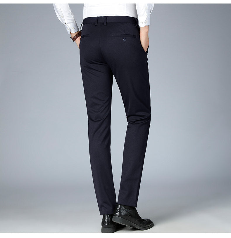 Herren elegante Anzughose mit schmalem Schnitt Shopnory