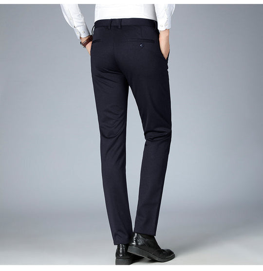 Herren elegante Anzughose mit schmalem Schnitt Shopnory