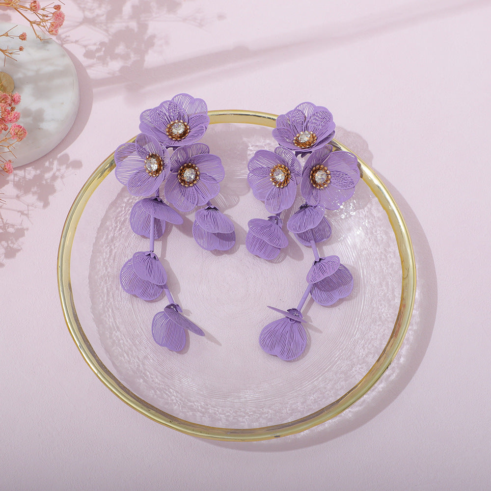 Damen Ohrhänger im eleganten floralen Design Shop Nory