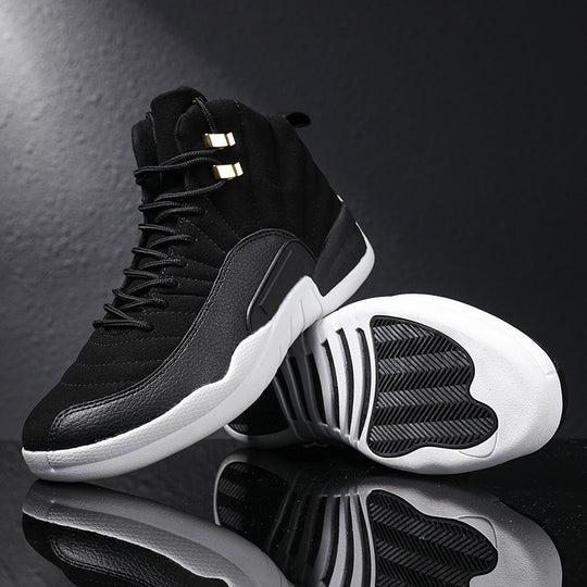 Herren Retro-inspirierte Performance-Basketballstiefel mit verstärkter Seitenwand Shopy Nory