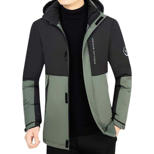 Herren Gepolsterter Reiseparka mit Kapuze und winddichter Performance-Hülle Shop Nory