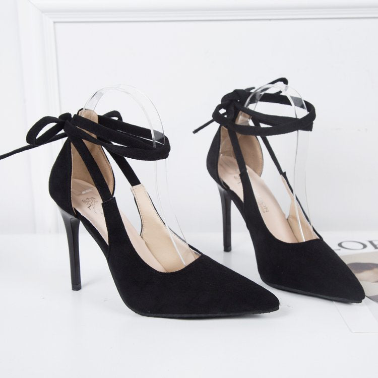 Damen High-Heels mit transparentem Knöchel