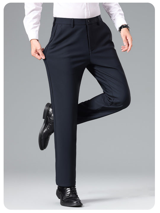 Herren Schlanke Business‑Stretchhose mit Bügelfalte und Komfortbund Shop Nory