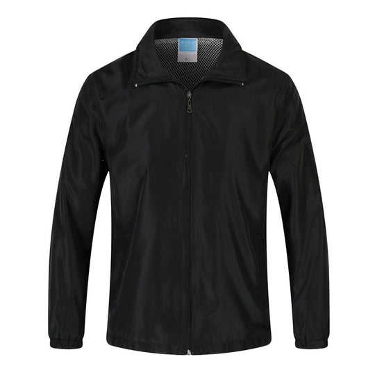 Herren Leichte Windjacke mit Mesh-Innenfutter, Stehkragen & elastischem Saum Shop Nory