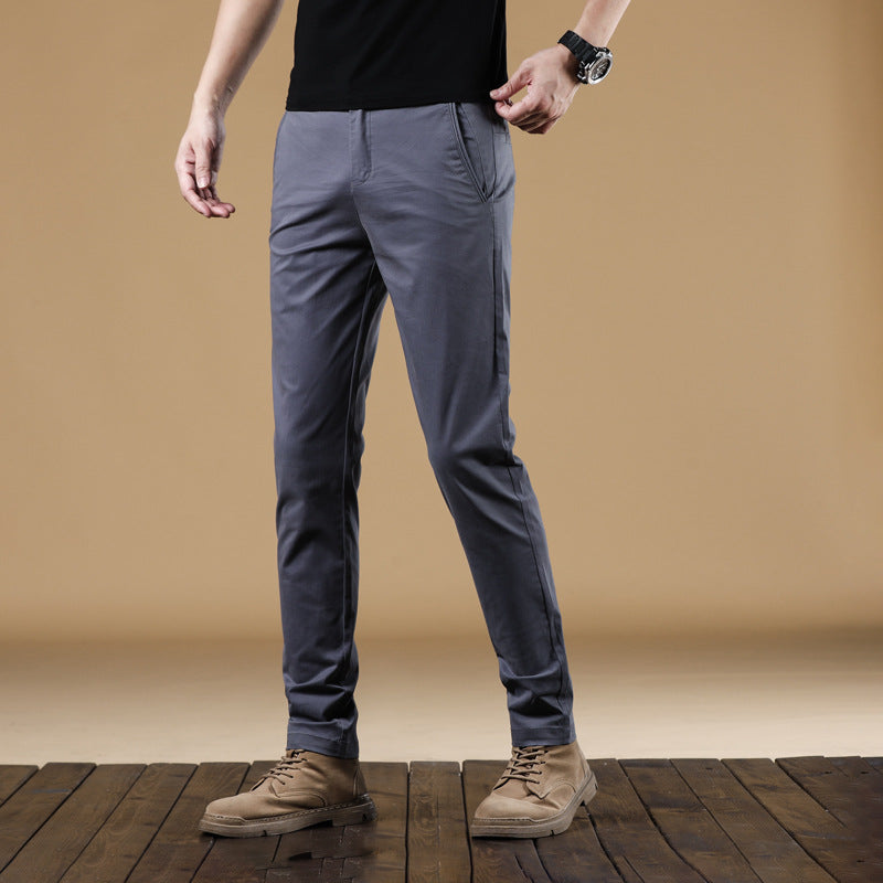 Herren Locker geschnittene Baumwoll-Chino mit Komfortbund und dezentem Stretch Shop Nory