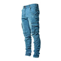 Herren Cargo-Jeans mit modischen Seitentaschen und lässigem Schnitt
