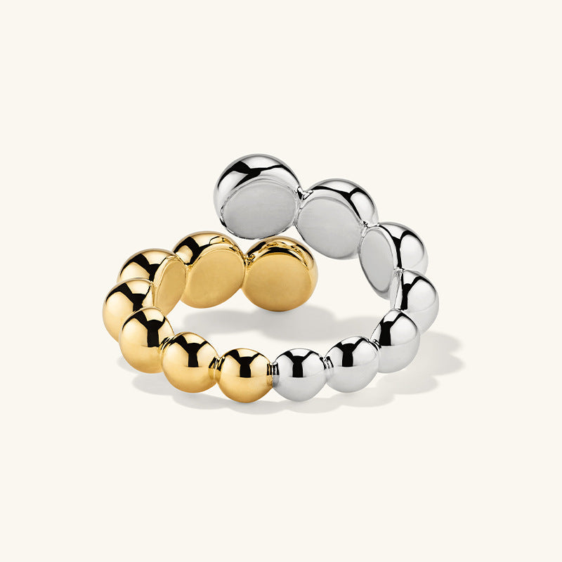 925 Sterling Silber Farbblock Offene Ringe 925 Sterling Silber Ringe | Shop Nory