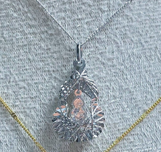 Damen kunstvoller Buddha-Anhänger mit Zirkonia-Verzierung Shop Nory