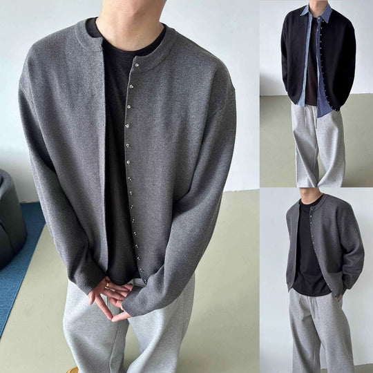 Herren Sportlicher Cardigan Shop Nory