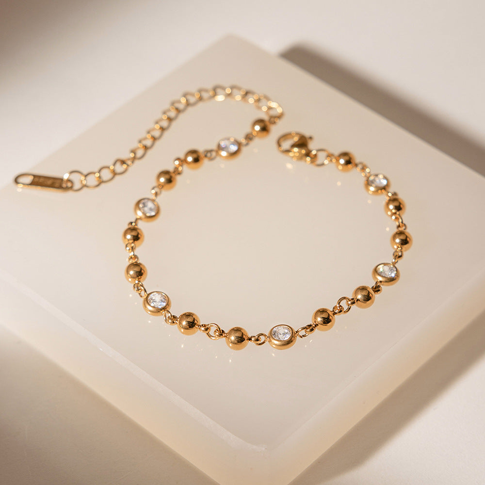 Damen Armband mit eleganten Kristallakzenten und wasserfestem Design Shop Nory