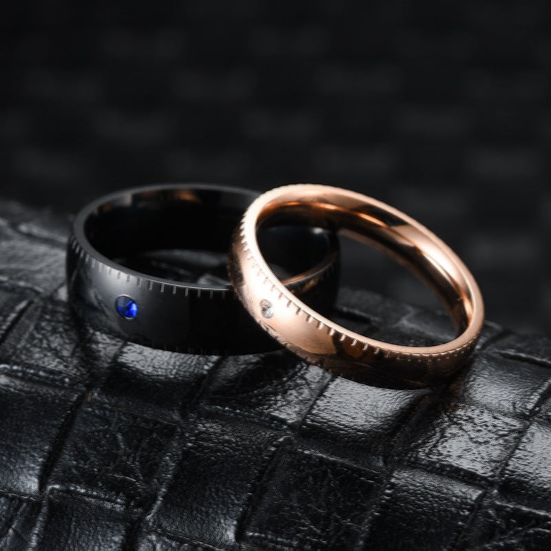 Damen Eleganter Ring mit feinen Linien und funkelndem Zirkonia Shop Nory