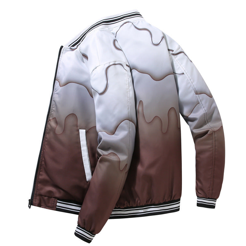 Herren Sportliche Bomberjacke mit modernen Mustern Shop Nory