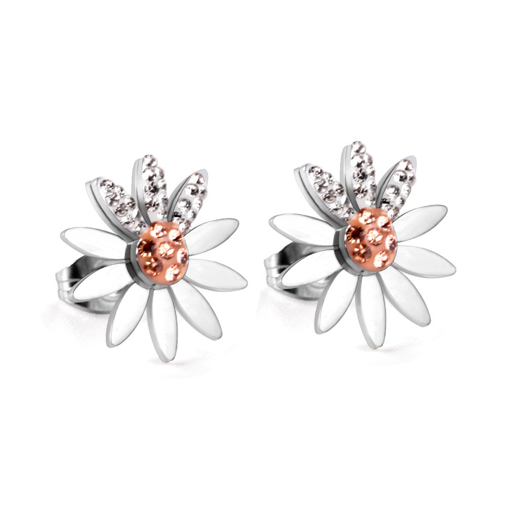 Damen Hängende Ohrstecker mit floralem Design Shop Nory