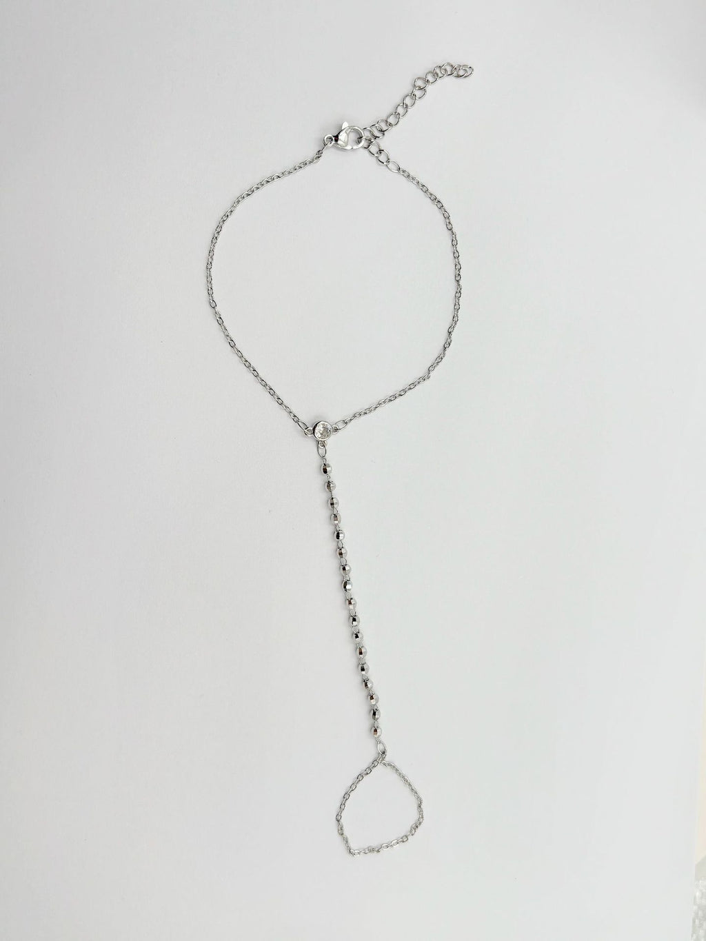 Damen Fußkettchen mit funkelnden Zirkonia-Details Shop Nory