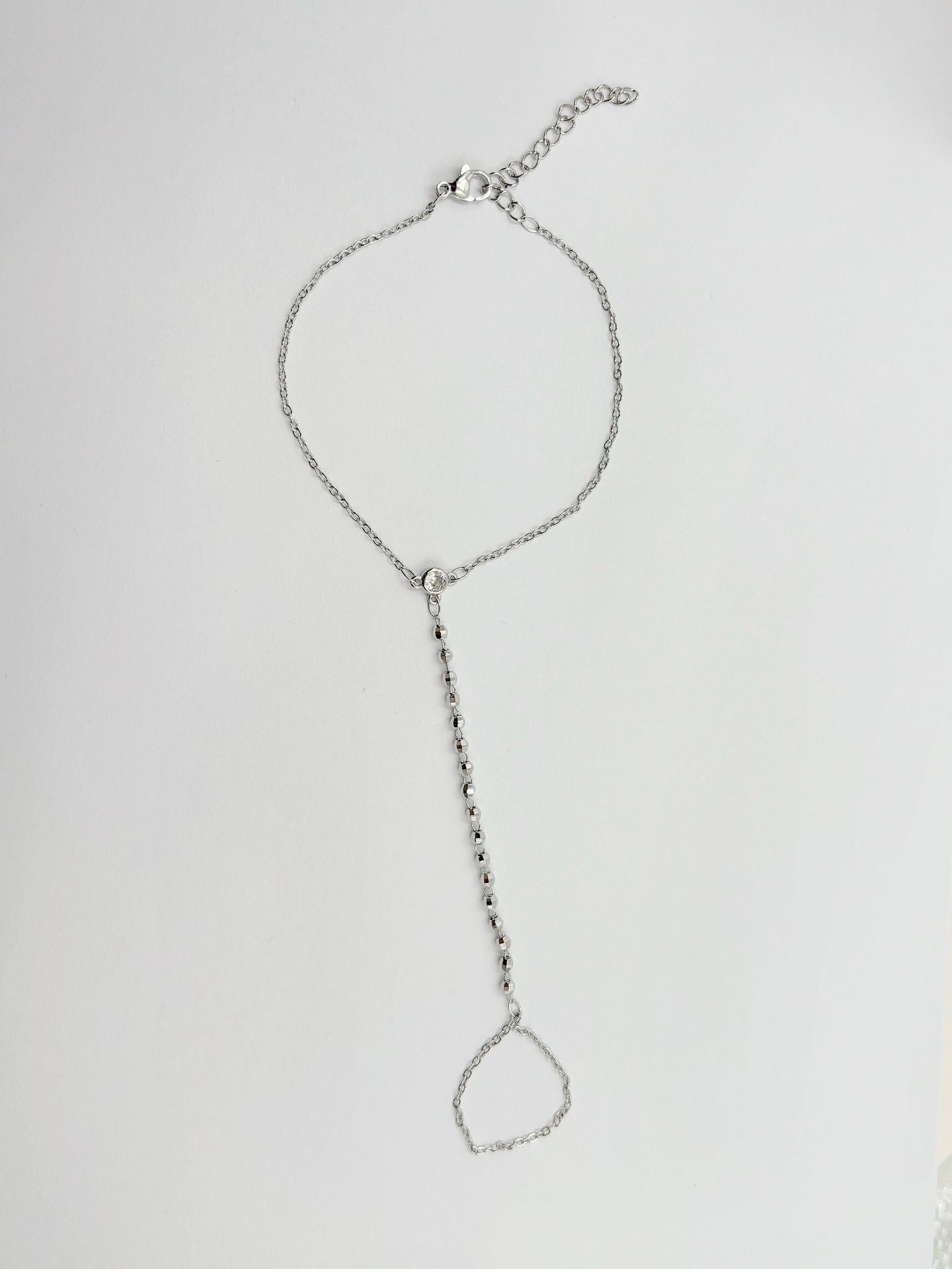 Damen Fußkettchen mit funkelnden Zirkonia-Details Shop Nory