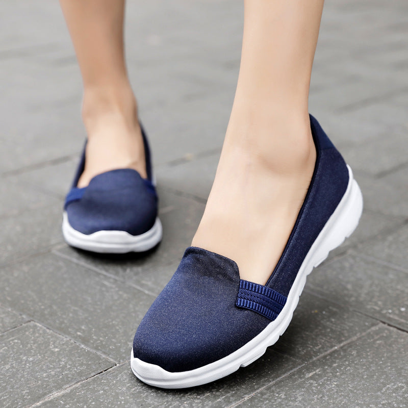 Damen Leichter Strick-Slipper mit elastischem Einstieg und gedämpfter Komfortsohle Shopy Nory