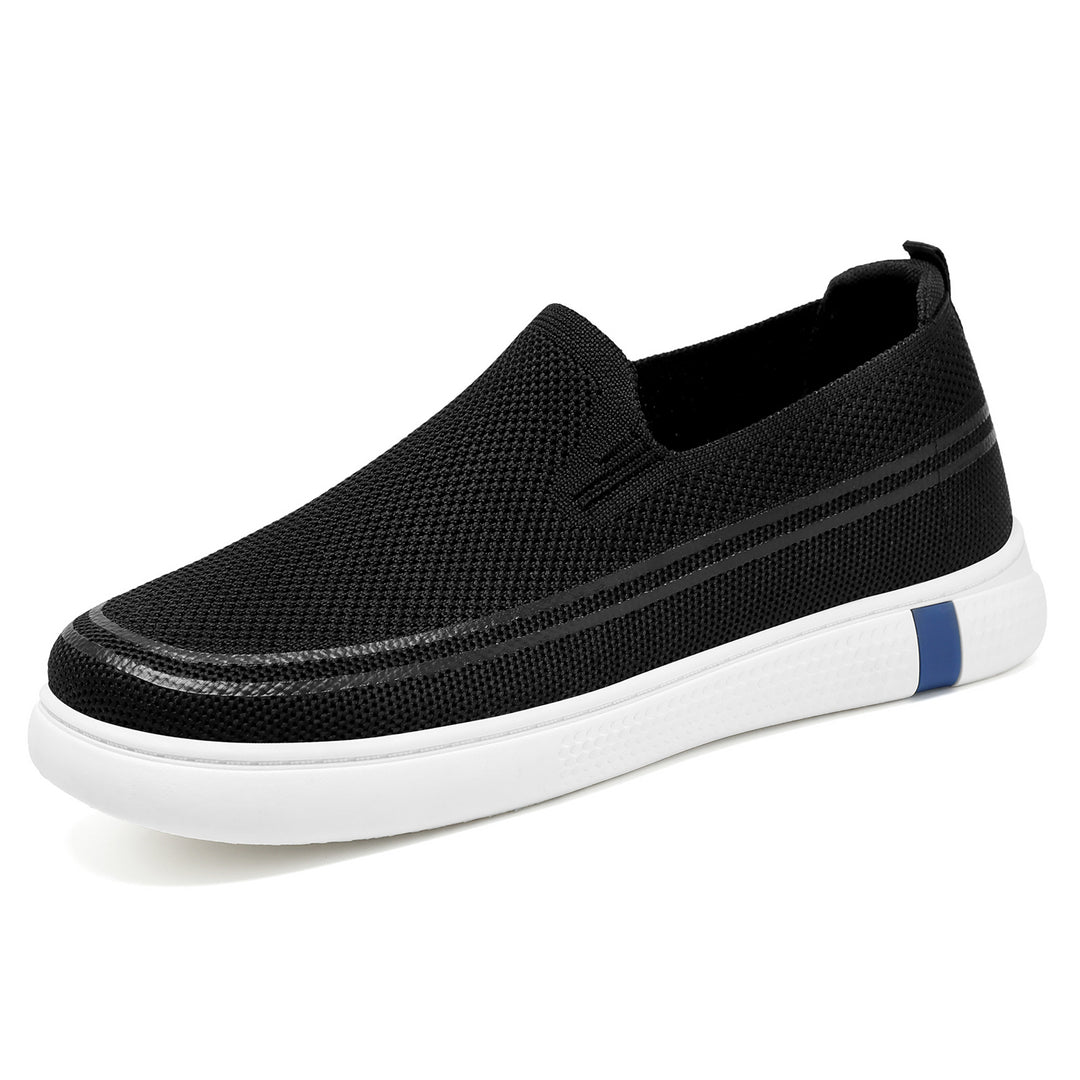 Herren nan nahtloser Strick-Slip-On Freizeit-Sneaker mit atmungsaktivem 3D-Mesh und stoßdämpfender EVA-Flexsohle Shop Nory