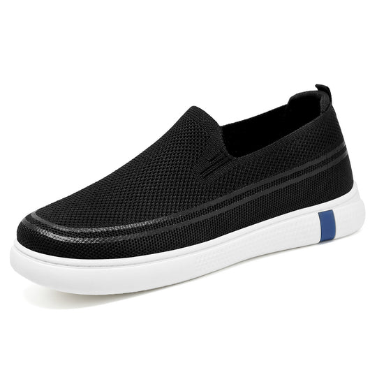 Herren nan nahtloser Strick-Slip-On Freizeit-Sneaker mit atmungsaktivem 3D-Mesh und stoßdämpfender EVA-Flexsohle Shop Nory