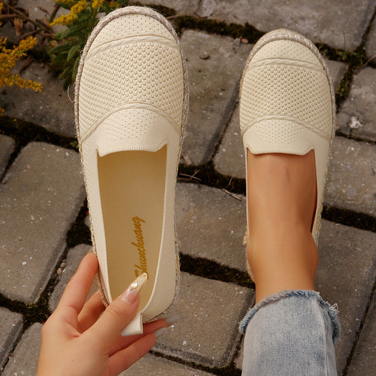 Damen Espadrilles mit atmungsaktivem Netzdesign und flexibler Sohle