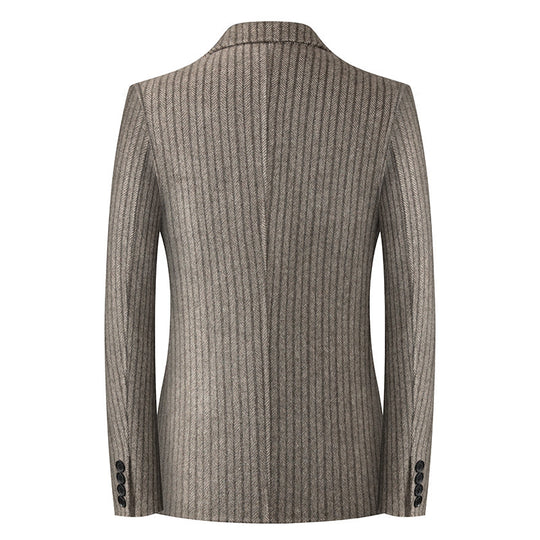 Herren stilvolle gestreifte Blazer Shop Nory