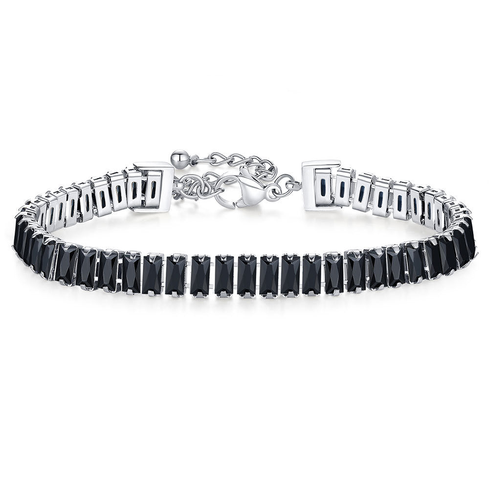 Damen Armband mit funkelnden Zirkonia und elegantem Verschluss Shop Nory