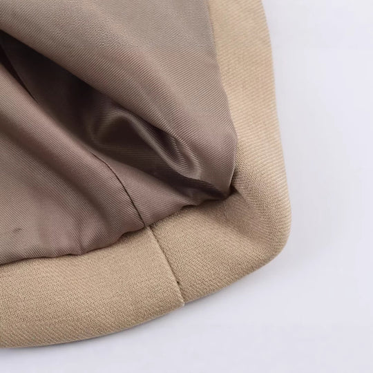 Damen taillierter Longline-Blazer mit Wiener Nähten und Pattentaschen Shop Nory
