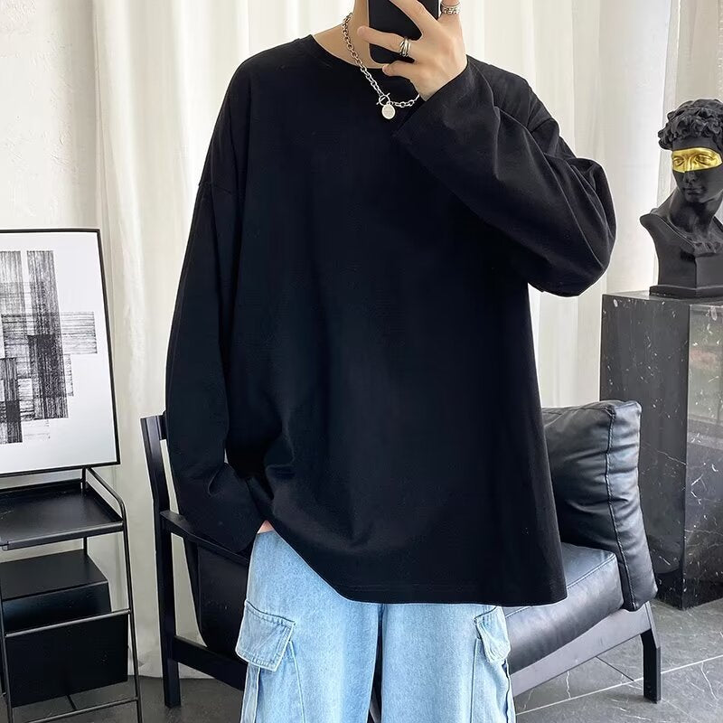 Damen Lässiges Oversized Langarmshirt Shop Nory