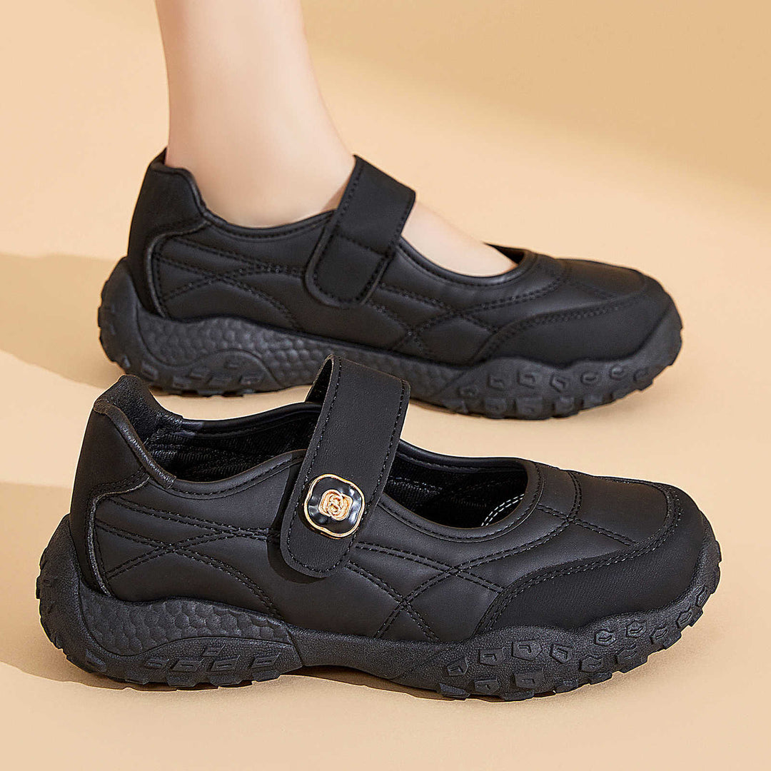 Damen nan sportive Mary-Jane Freizeitschuh mit verstellbarem Klettverschluss, gepolstertem Knöchelkragen und profiliertem Outdoor-Laufsohlen-System Shop Nory