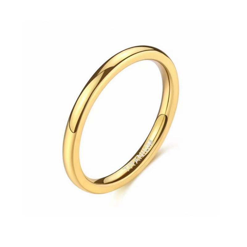 Herren Titanring mit eleganter polierter Oberfläche und strukturiertem Design Shop Nory