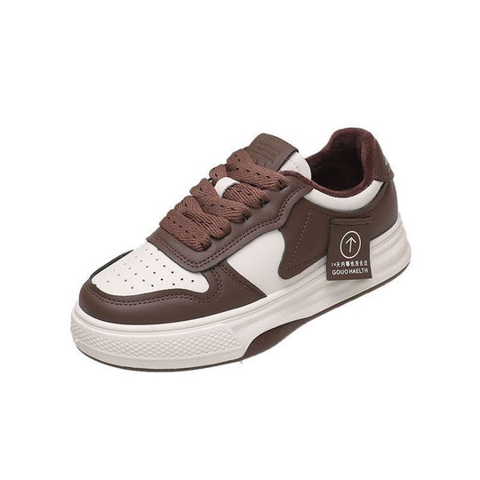 Damen Chunky Plateau‑Sneaker im Retro‑Basketballstil mit gepolstertem Schaft Shop Nory
