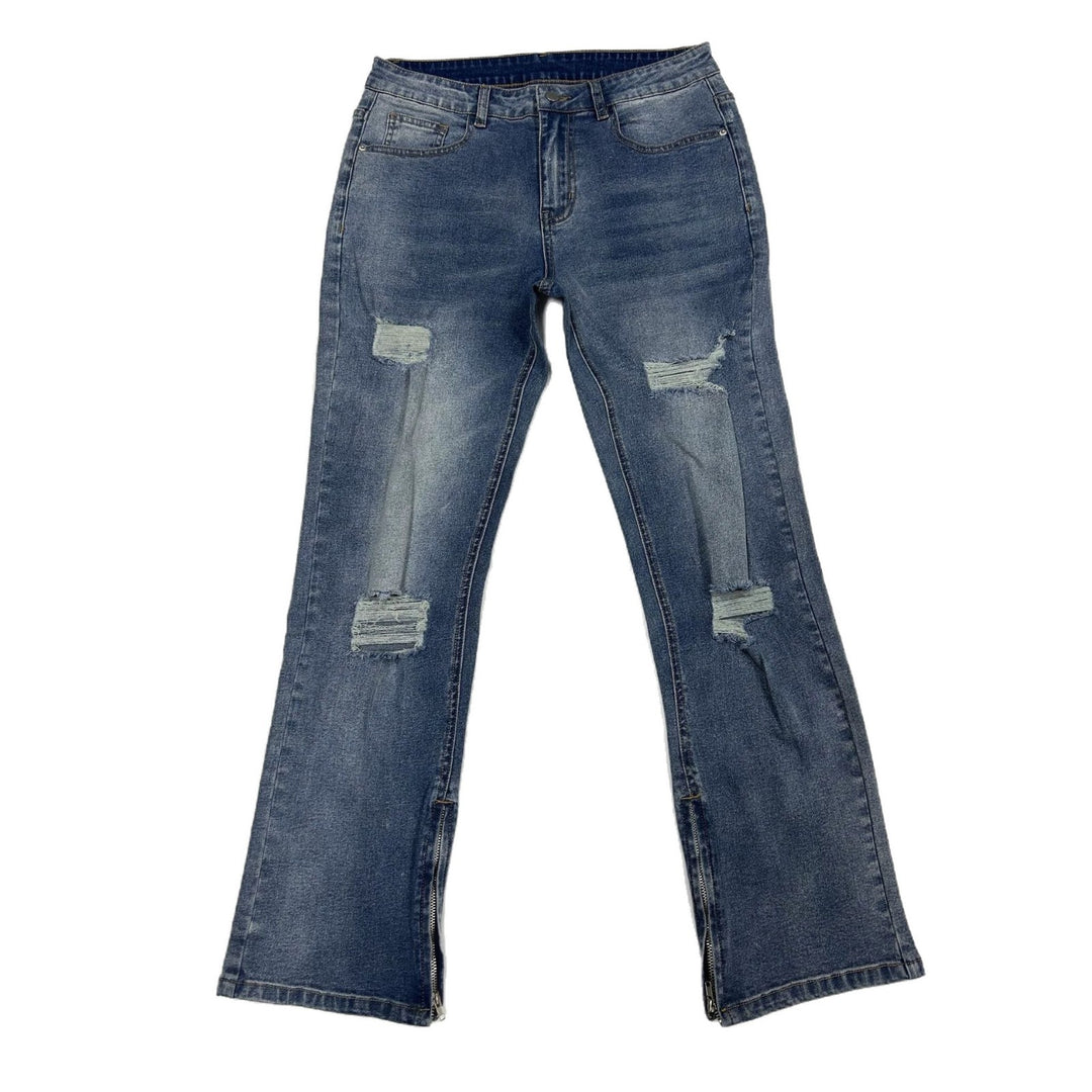Herren Flared Jeans mit Reißverschluss Shop Nory