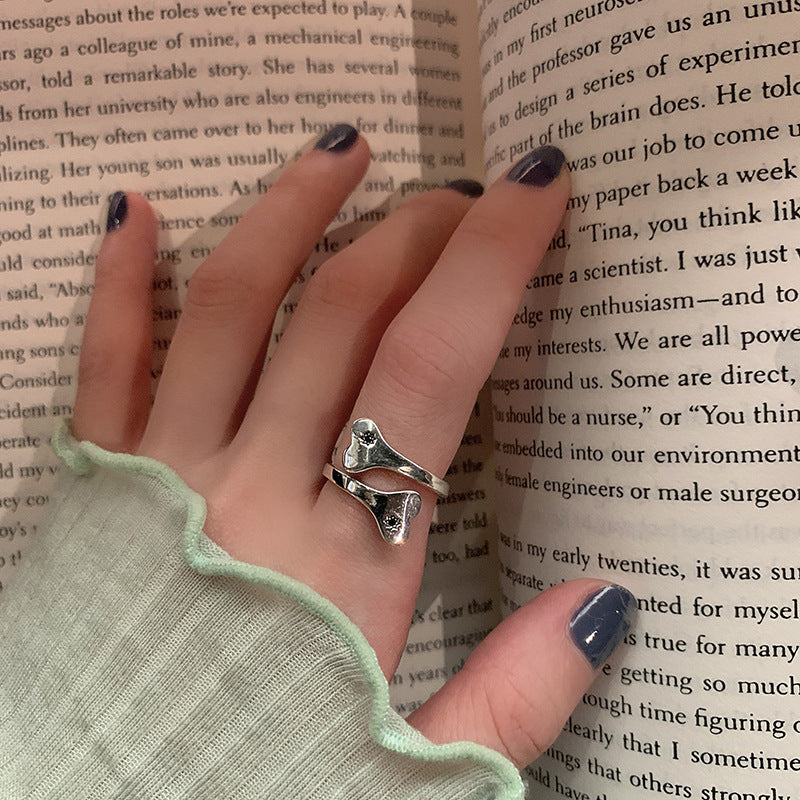 Damens Ring mit inspirierendem Schriftzug "Forever Love" Shop Nory