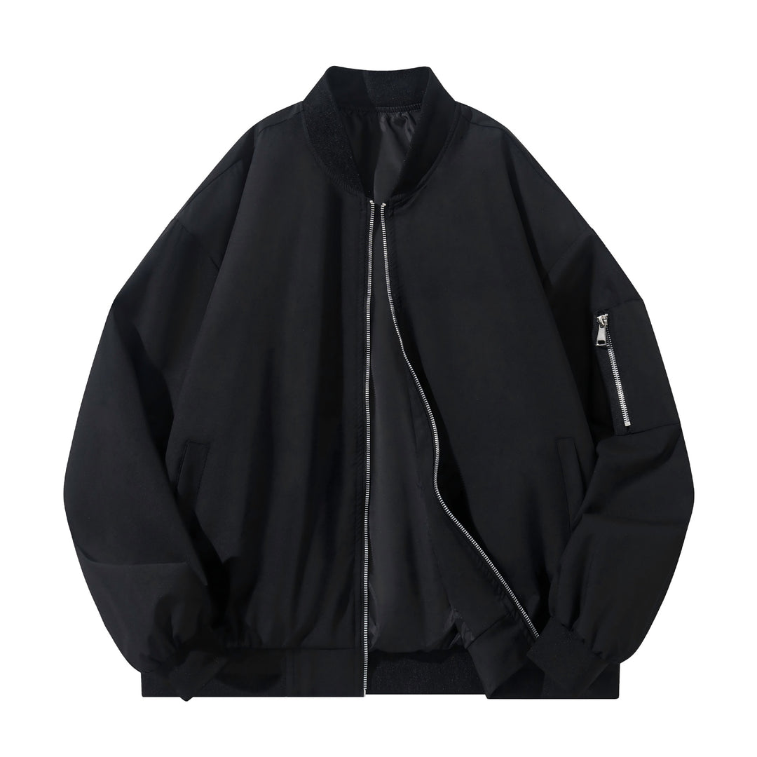 Herren Modische Bomberjacke mit seitlichen Reißverschlusstaschen Shop Nory