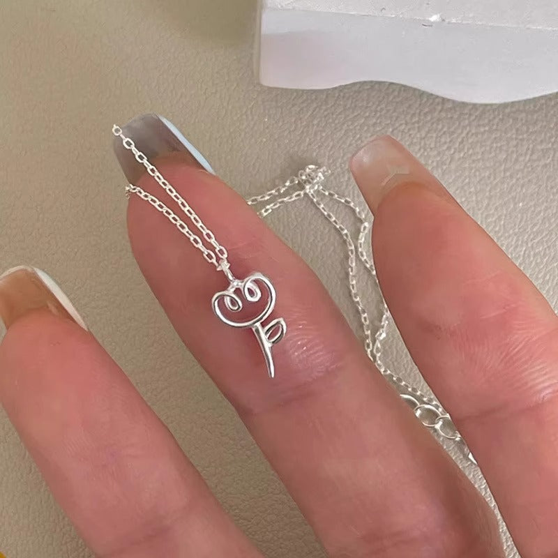 Damen Halskette mit kreativem Pflanzenmotiv Shop Nory