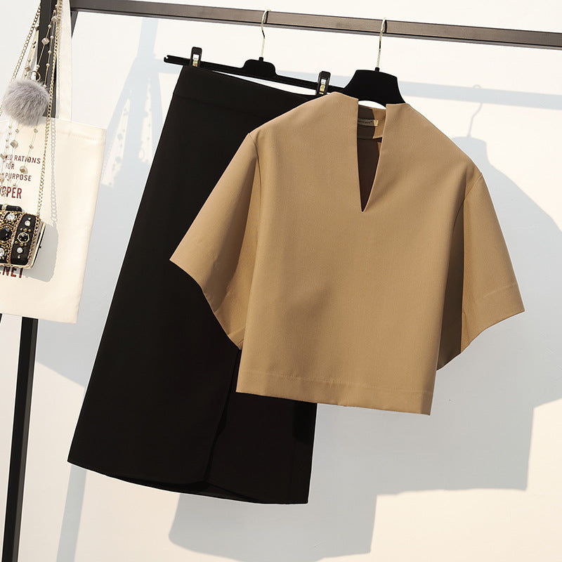 Damen Elegante Bluse mit V-Ausschnitt und weitem Schnitt Shop Nory