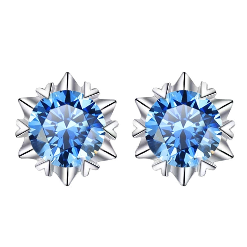 Damen Ohrringe mit funkelndem, sonnensymbol-inspiriertem Design Shop Nory