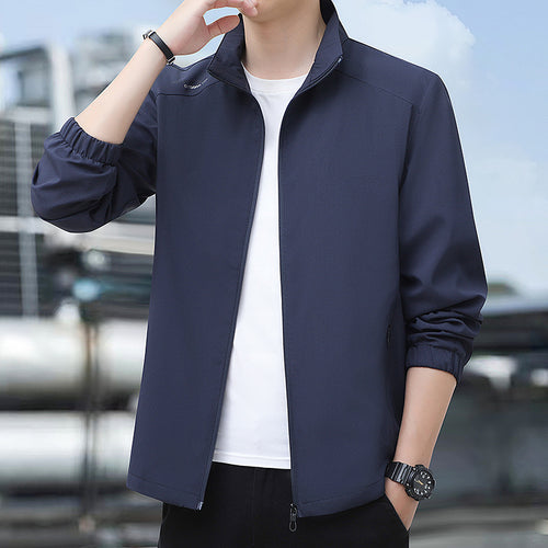 Herren Sportliche Freizeitjacke mit hohem Kragen Shop Nory