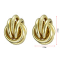 Damen Ohrstecker im eleganten, mehrfachen Knoten-Design Shop Nory