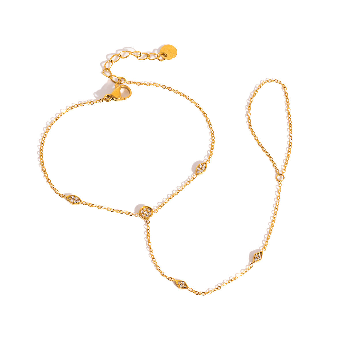 Damen Armband mit eleganten Zirkonia-Details und hypoallergener Edelstahlverarbeitung Shop Nory