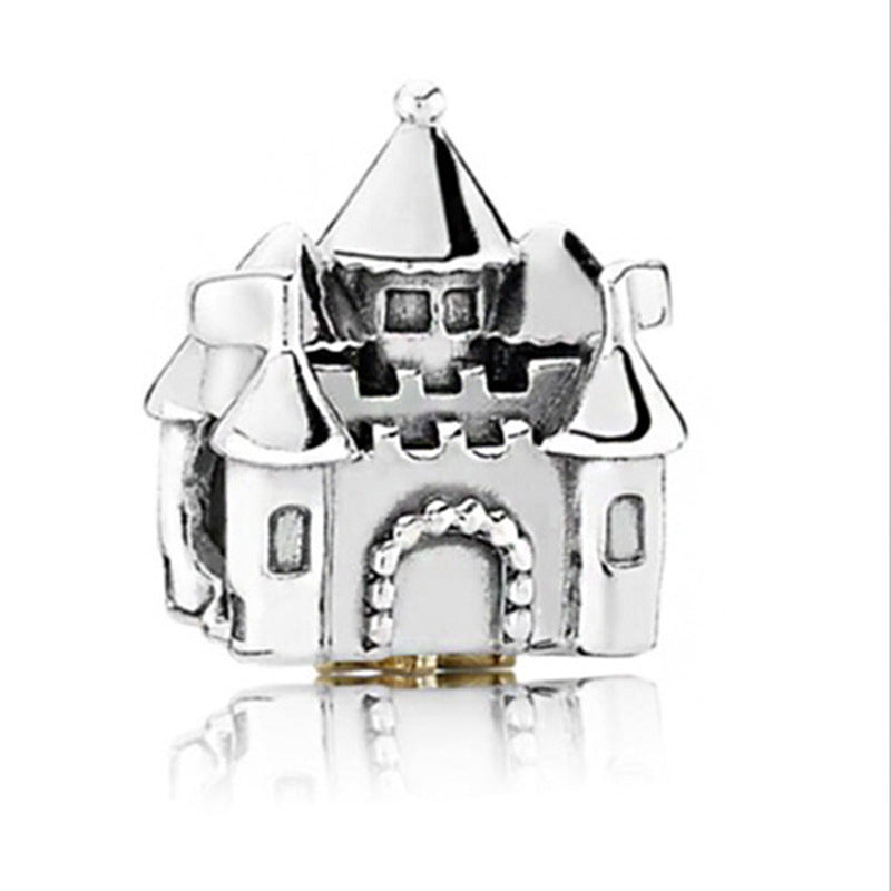 Facettierter Kristall-Charme Perlenanhänger Für Charm-Armband mit Zirkonia-Einfassung