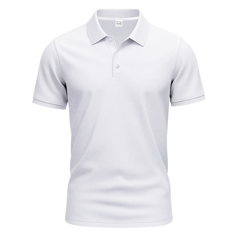 Herren nan atmungsaktives Piqué Poloshirt Kurzarm mit Knopfleiste Shopnory