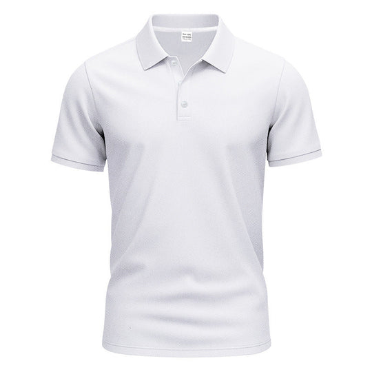 Herren nan atmungsaktives Piqué Poloshirt Kurzarm mit Knopfleiste Shopnory