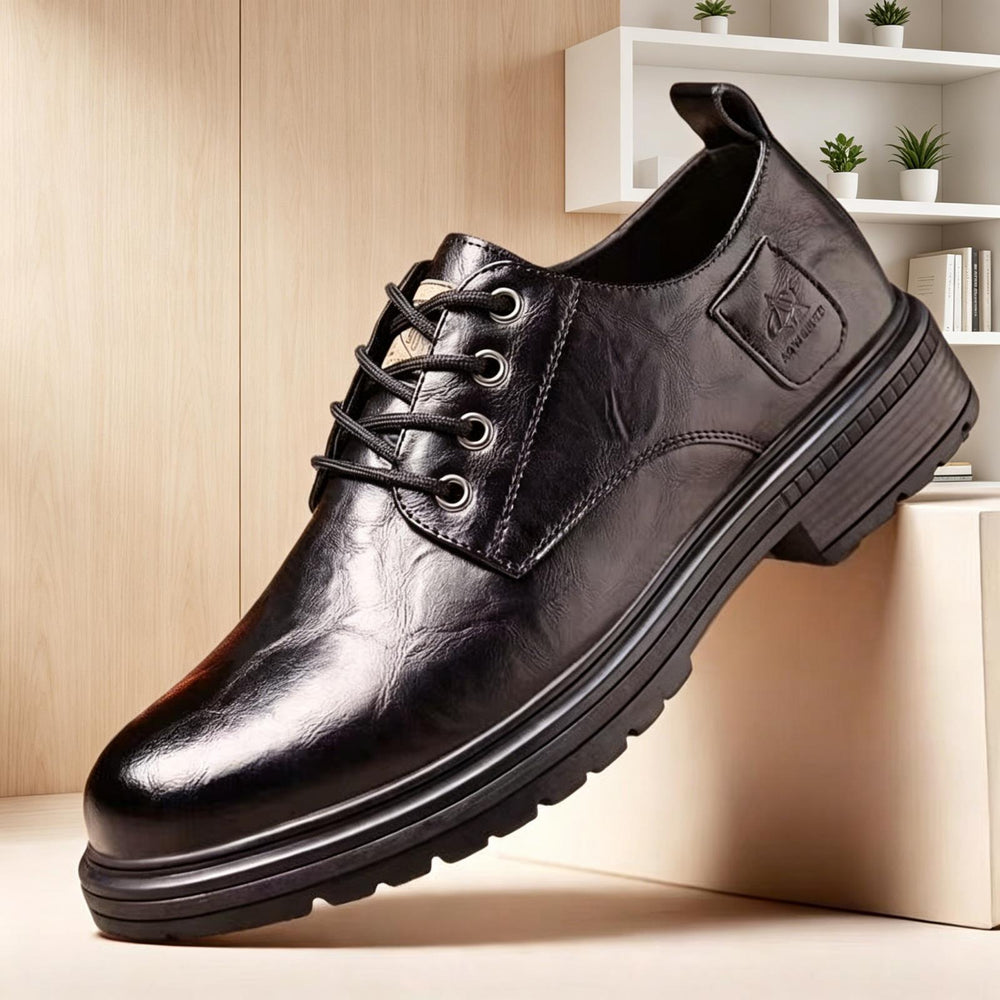 Herren Elegante Leder Schnürschuhe Shop Nory