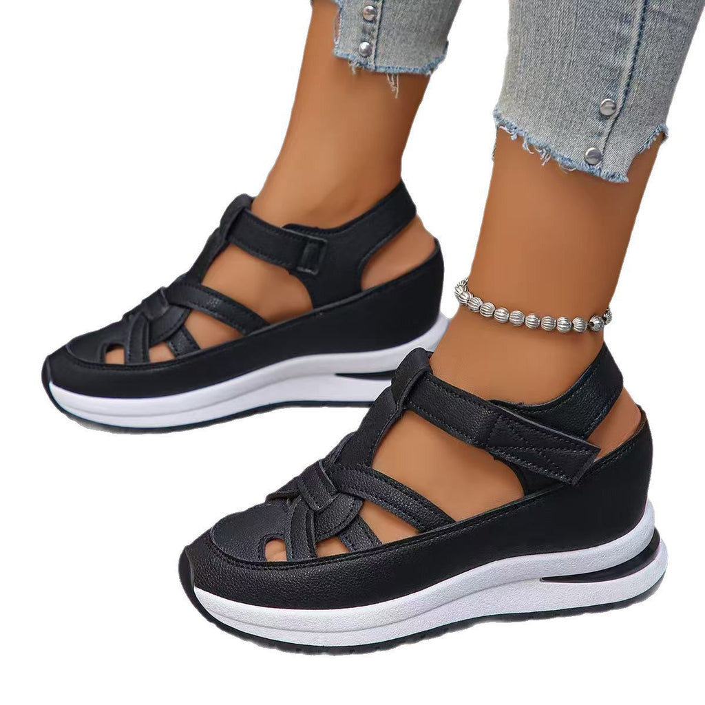 Damen Komfort-Sandalen mit ergonomischem Riemendesign Shopnory