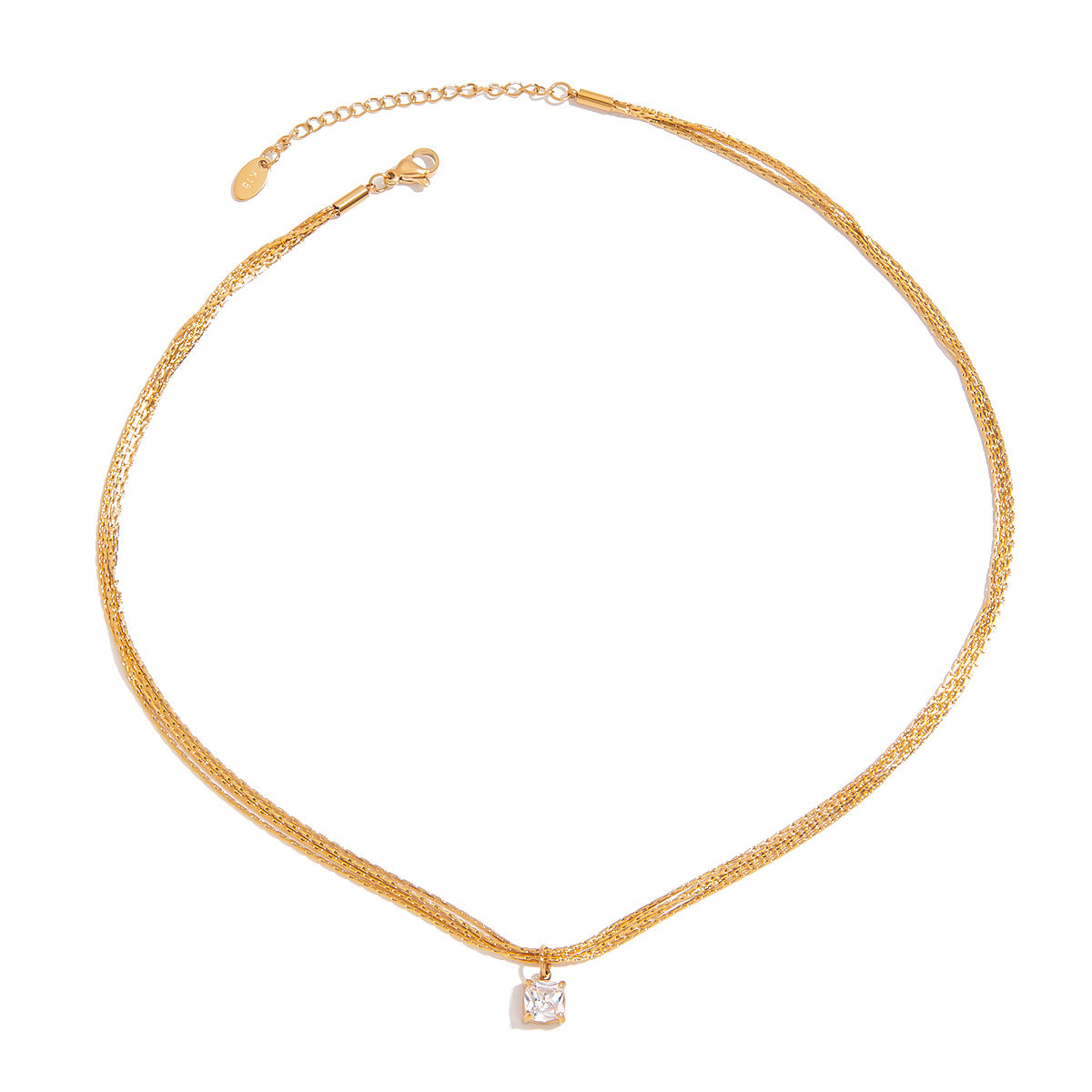 Damen modische Halskette aus hypoallergenem Edelstahl Shop Nory
